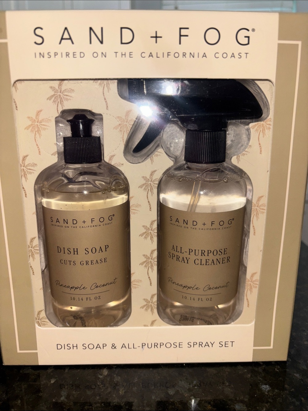 Sand + Fog Pineapple Coconut Dish Soap & All-Purpose Spray Cleaner